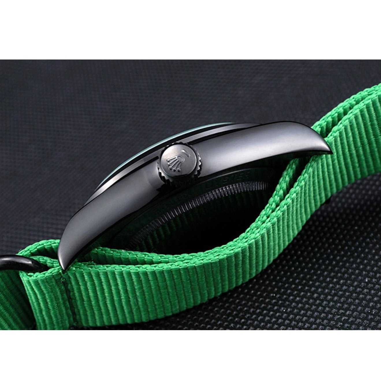 Rolex aaa copy Rolex Milgauss Strap Bamford Green 622004 Nylon 0719